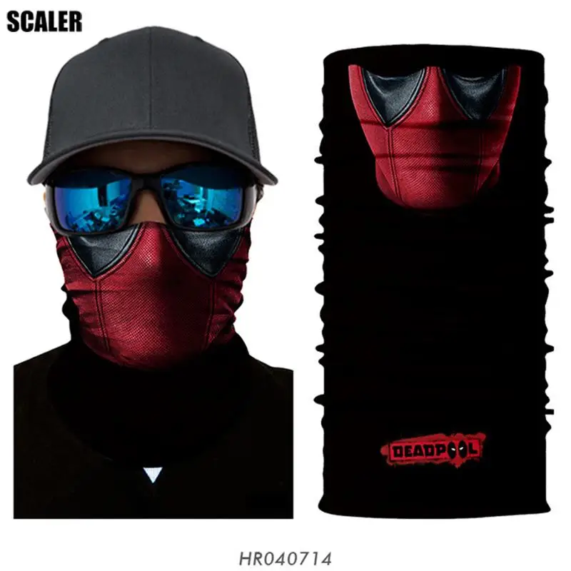 Моторная Балаклава маска для лица Мотоцикл Ghost Deadpool Durag Лыжная велосипедная тушь