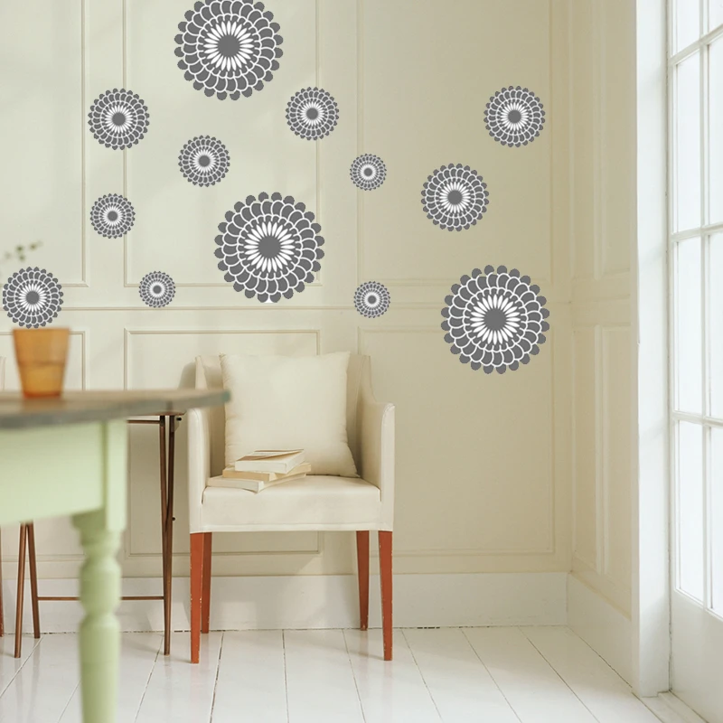 Circulos De Colores Pared Calcomanias De Decoracion Para El Hogar