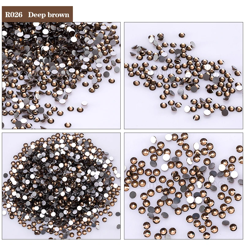 Crystal Flat Back Rhinestones (4)