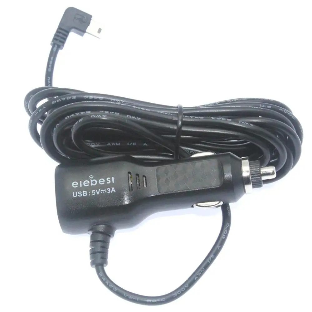 Вход DC 8 V 36 Полный Объем 5 3A 11 FT изогнутое мини USB Автомобильное зарядное