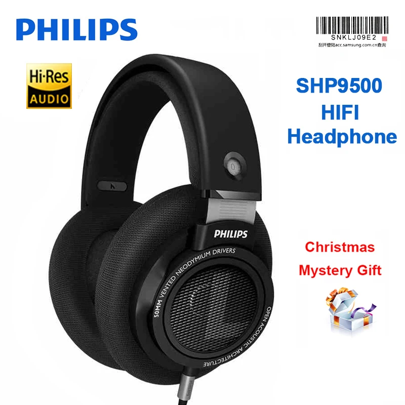 Original Philips Professional SHP9500 Headphones with HIFI Sound Quality headset for Xiaomi Huawei