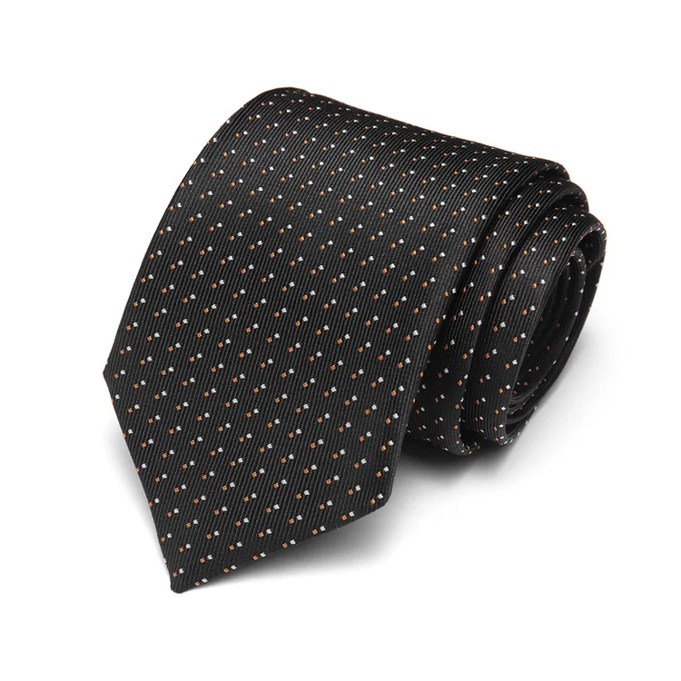Шелк wovenJacquard галстуки для мужчин деловые свадебные костюмы 7,5 см Узкие галстуки с широкой шеей тонкие аксессуары Gravatas
