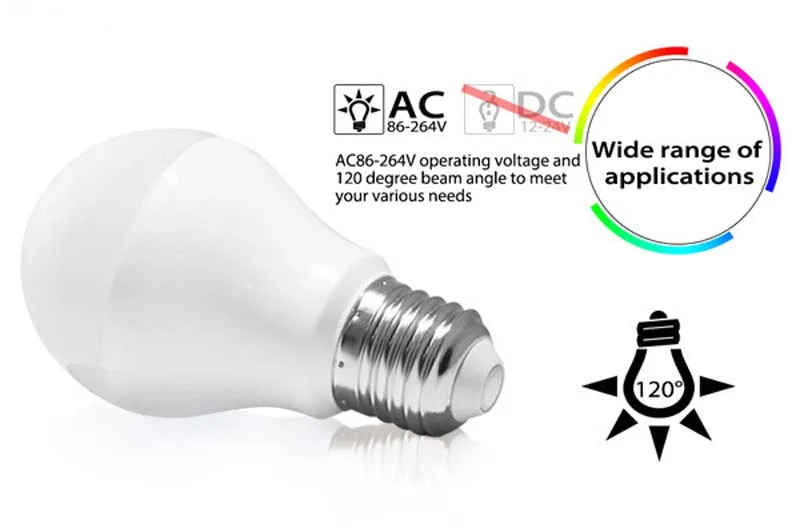 Dimmable RGBW Led Bulb Lamp Mi Light E27 AC 85-265V 6W Luz Led Lamp Spotlight Lampada LED Energy Saving Lamp with Remote Control (24)