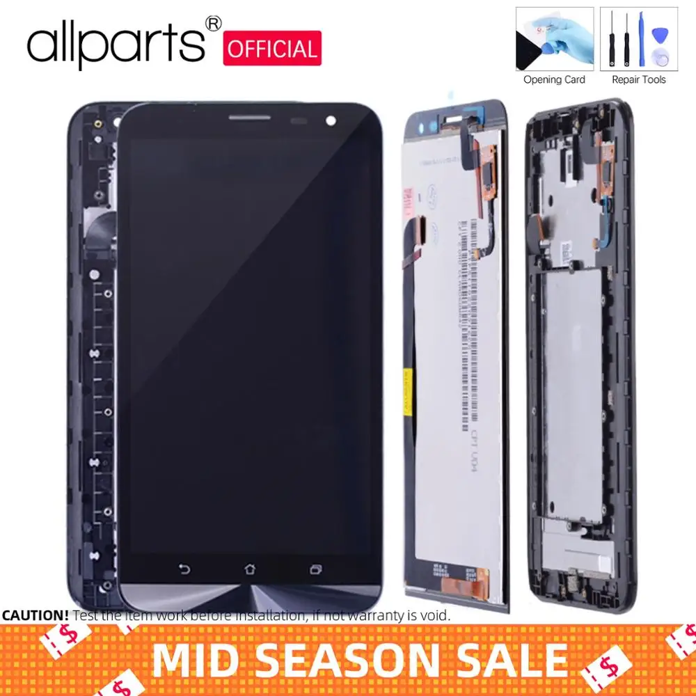 

6.0'' ORIGINAL 1920x1080 IPS LCD For ZenFone 2 Laser ZE600KL LCD Display Matrix + Touch Screen Digitizer Replacement Parts