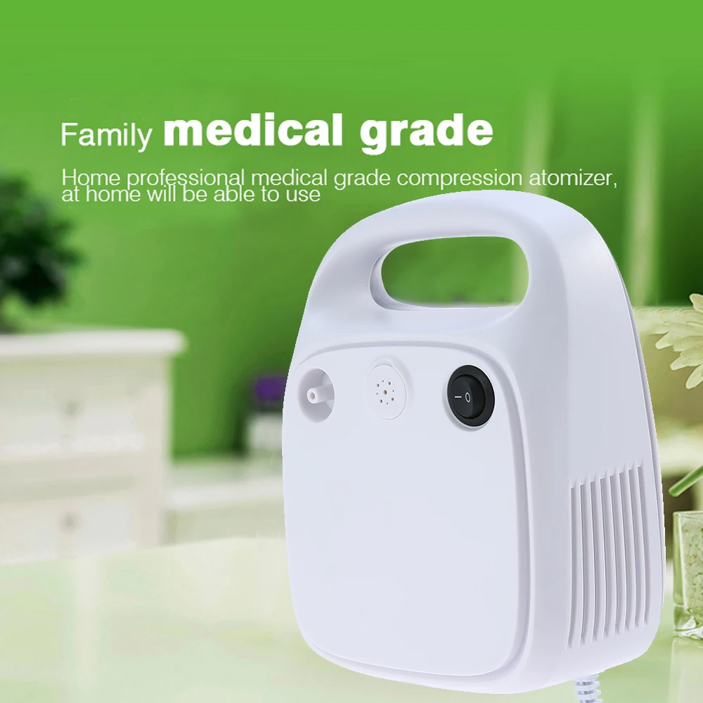 Carevas Compressor Nebulizer Portable Compact Vaporizer Compressor System Children Adult Relief Respiratory Medicine Inhaler