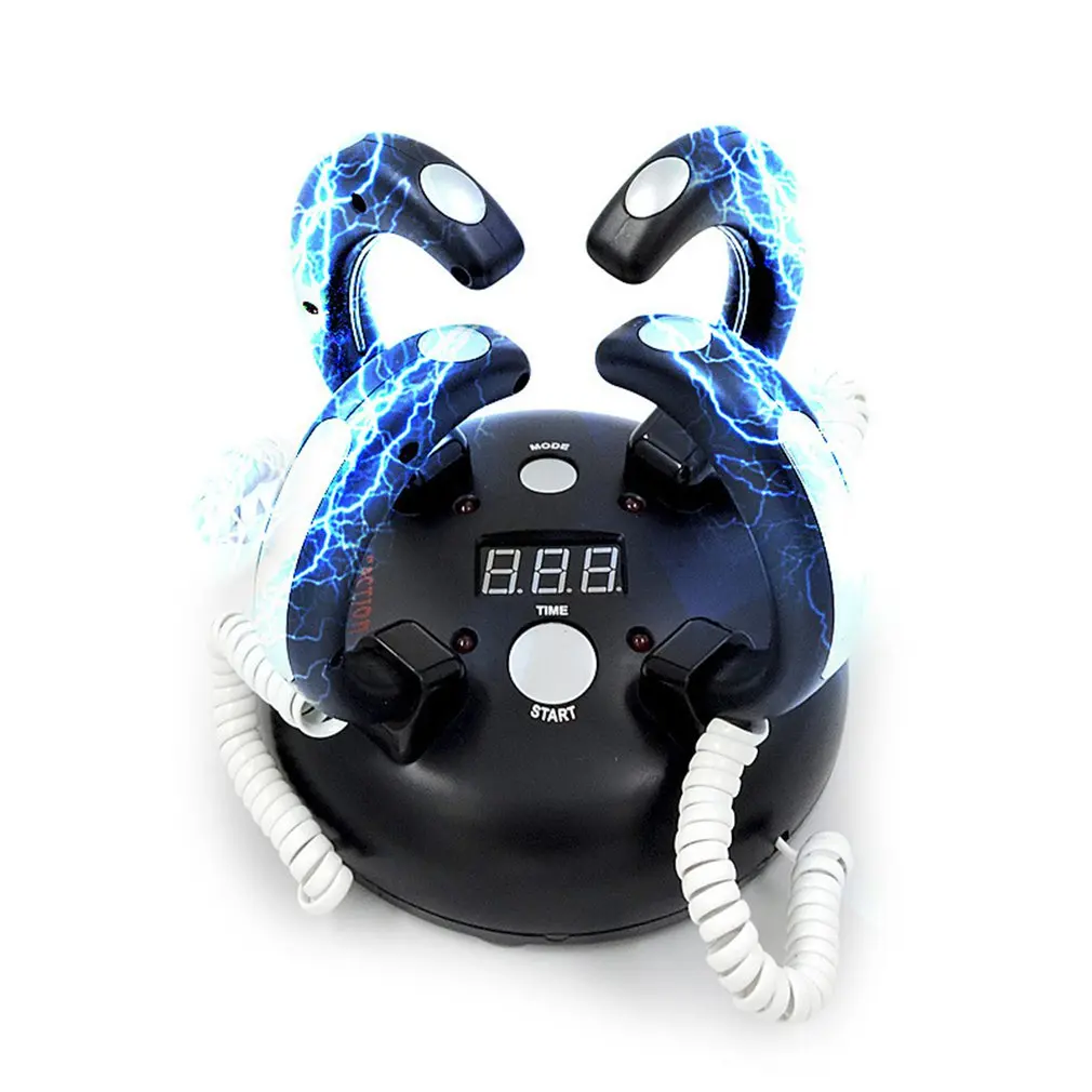 

Electric Shocking Lie Detector Adjustable Reaction Toy Adults Bar Party Entertainment Liar Truth Desktop Reaction Game Console