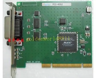 DHL/EMS 2 LOTS Interface PCI-4302 GPIB data acquisition card good in condition for industry use -A1