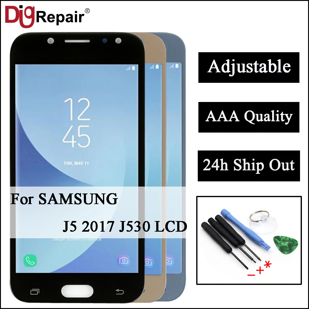 

For SAMSUNG GALAXY J5 2017 Display J530F J530 LCD touch Screen Digitizer Parts j530 Screen For SAMSUNG j5 pro Display J530F LCD