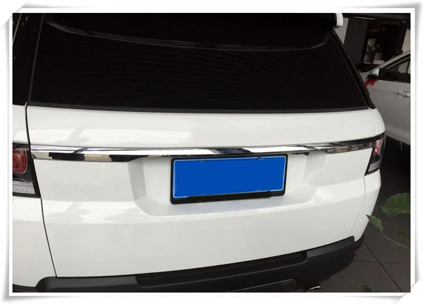

For Land Rover Range Rover Sport 2014 2015 2016 2017 ABS Chrome Rear Trunk Lid Cover Trim 1pcs