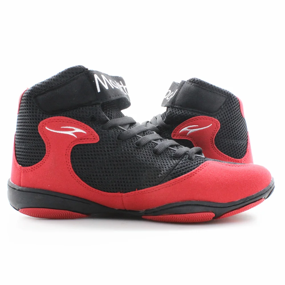 Maultby 1,0 speed Мужские боксерские тренировочные ботинки черные/красные борцовские ботинки