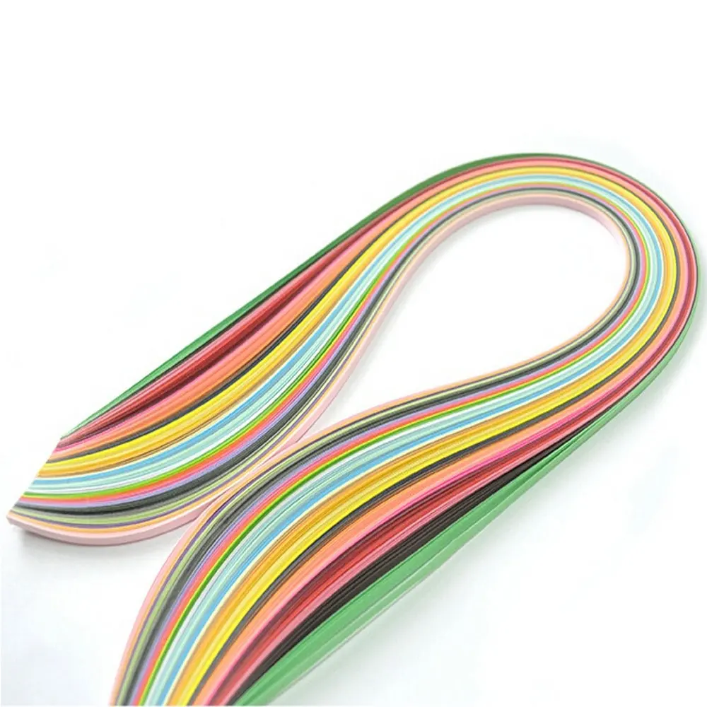 

260 Strips Paper Quilling Set 26 Colors 39cm Length strips 3/5/7/10mm Width Available