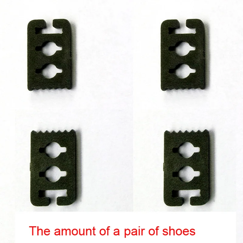 Новые 50 комплектов 200 шт не нужно завязывать плоские шнурки якорь пластиковые ленивые шнурки для обуви анкеры подходят все шнурки удобный фиксатор для шнурков