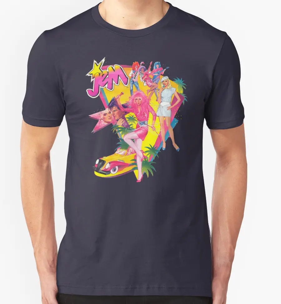 

JEM AND THE HOLOGRAMS T SHIRT BIRTHDAY PRESENT GIFT Cool Casual pride t shirt men Unisex New Fashion tshirt Cartoon t shirt men