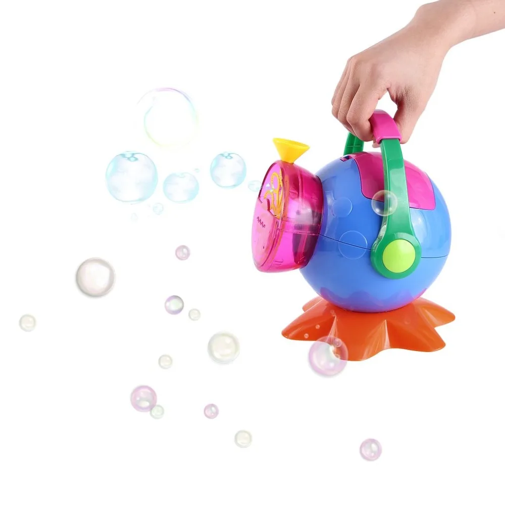 Портативная автоматическая машина для пузырей пенообразователь выдувные мыльные пузыри для наружного использования в помещении вечерние производитель пузырей игрушка подарок детям удовольствие