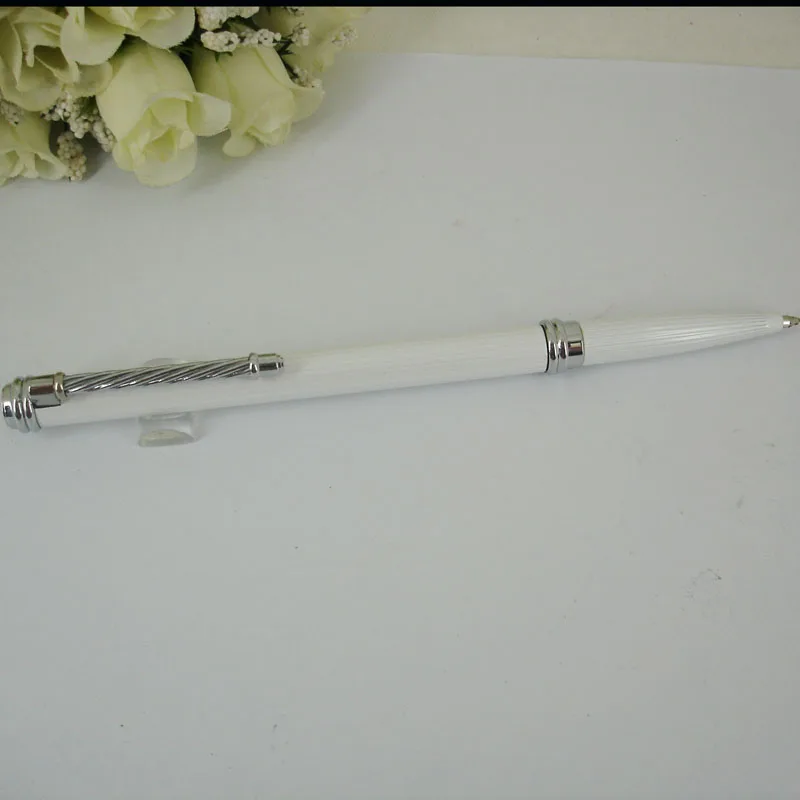 Новый поворот тонкий браслет с резными шарами ручка с прямой линией узор классный дизайн бренда ручка для письма офиса и Бизнес подарки для