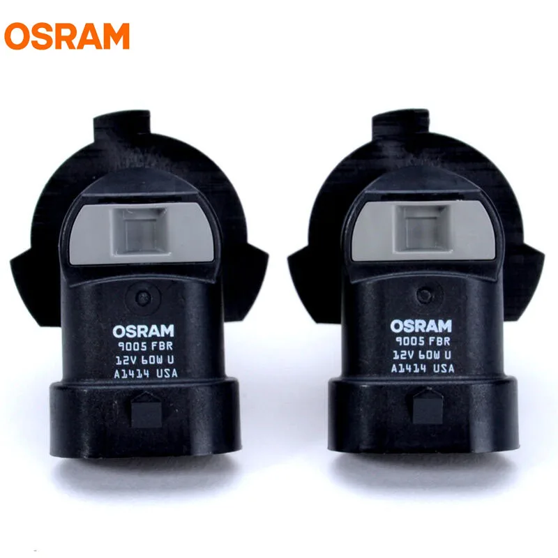 OSRAM 9005 HB3 12 в 60 Вт 2600K 9005FBR P20d противотуманный выключатель серии 200% желтый светильник 60% более яркие автомобильные галогенные лампы OEM лампы пара