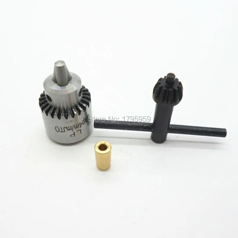 Mini Motor Drill Chucks W Key3.17mm 18 Shaft Connecting Rod Electric Drill Grinding Impact Drill Chuck 0.3-4mm Power Tool (6)