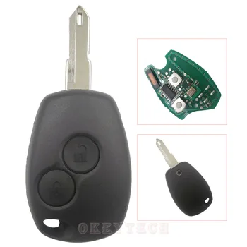 

Okeytech PCF7946 chip Remote Key 433MHz 2 buttons Keyless Entry Fob for Renault Megane Modus Clio Kangoo Logan Sandero Duster