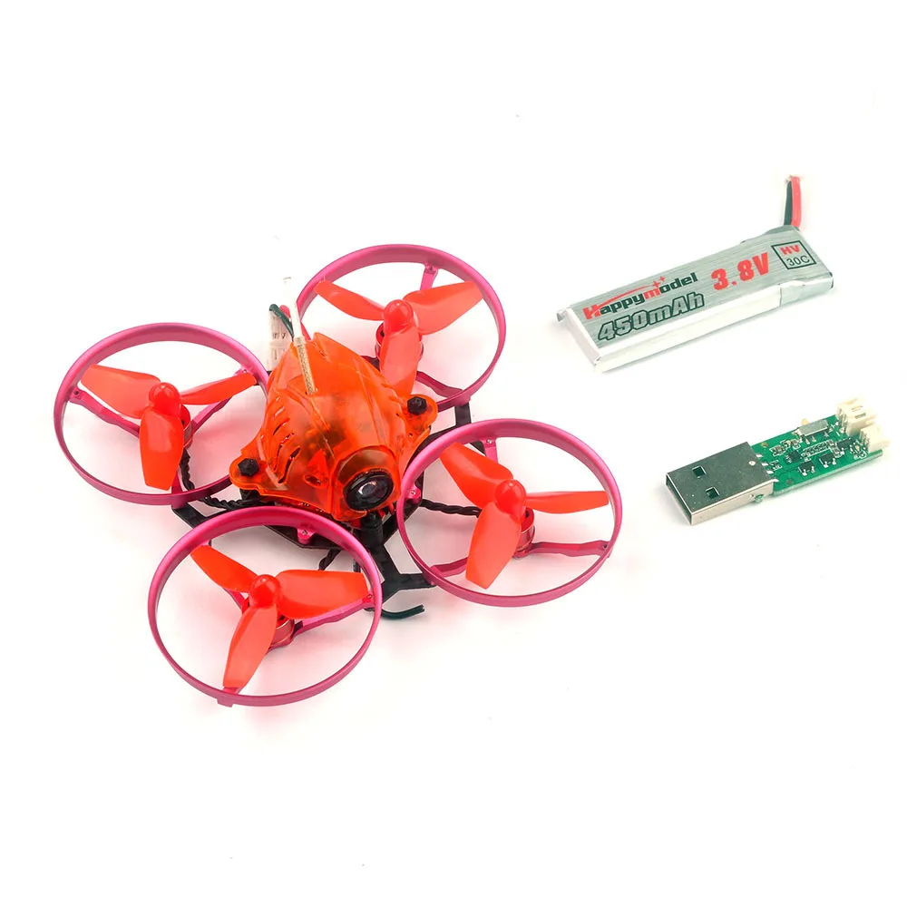 Snapper7 бесщеточный RC Racer Drone BNF Micro 75 мм FPV гоночный Квадрокоптер Crazybee F3 управление полетом Flysky RX 700TVL камера VTX - Цвет: Basic 1 Battery