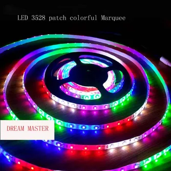 

LED lamp with 12V light water 3528 colorful marquee patch RGB colorful marquee.(5 meters)
