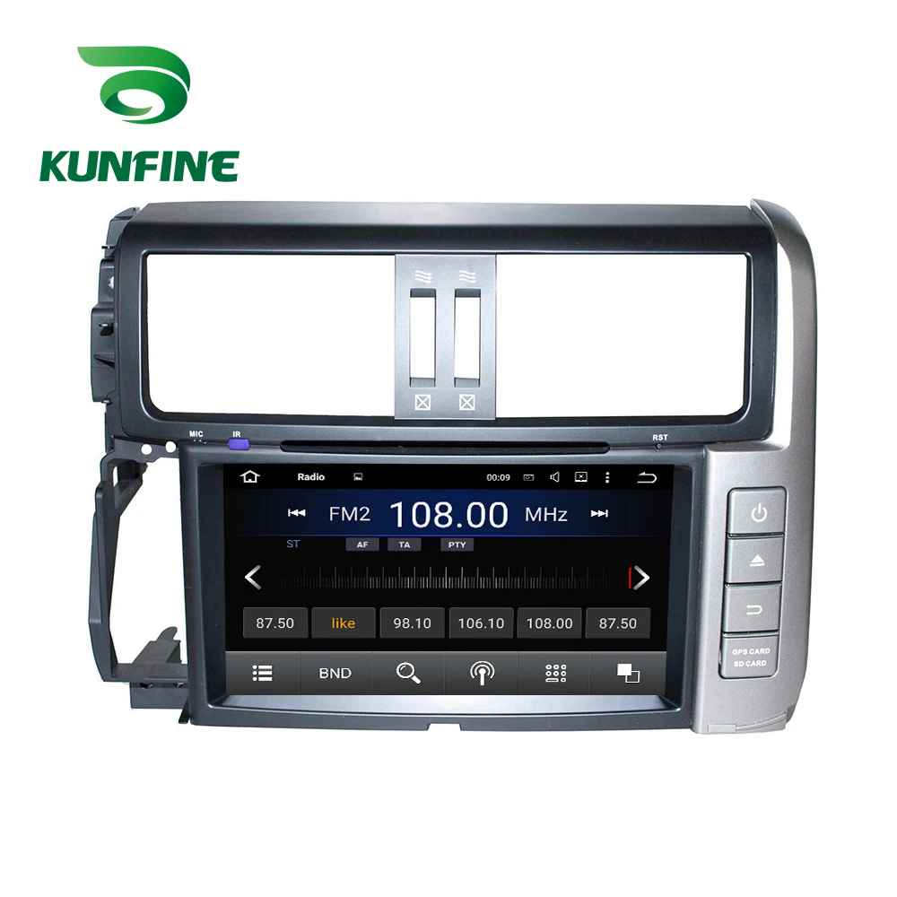 Top Octa Core 4GB RAM Android 8.0 Car DVD GPS Navigation Multimedia Player Car Stereo for TOYOTA PRADO 2010-2013 Radio Headunit WIFI 1