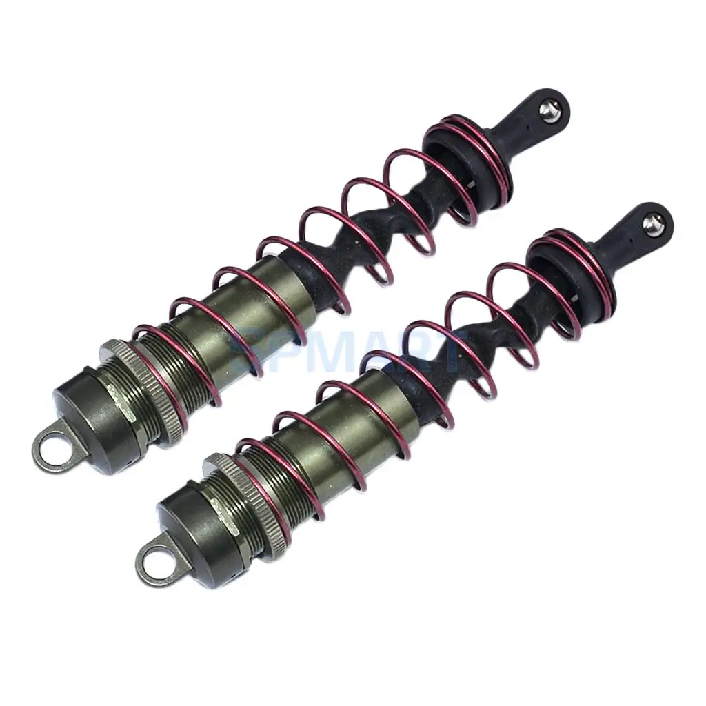 1 Pair 1:8 RC Car Buggy Monster Trunk Truck Rear Shock Absorber for HOBAO ZD Racing JLB HSP EM Racing ZD Racing DHK
