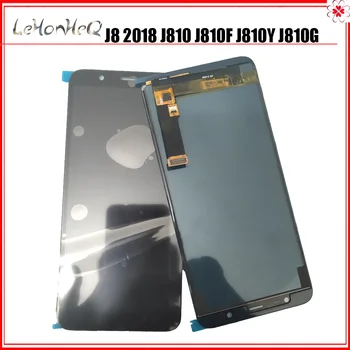 

100% test For Samsung Galaxy J8 2018 J810 LCD Display Touch Screen Digitizer Assembly Adjust brightness LCD For Samsung J810F