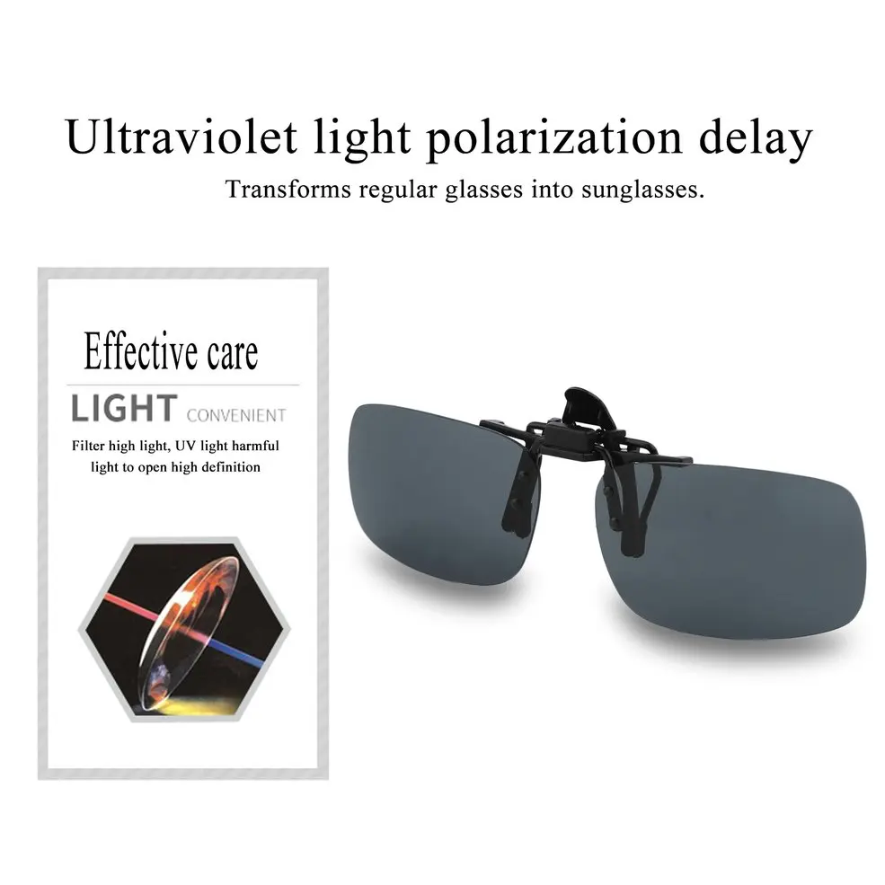 Новые солнцезащитные очки ночного видения с клипсой, флип-ап линзами, крутой клип для очков, на линзе, анти-УФ 400, унисекс для женщин и мужчин