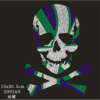 

SINUAN Iron On Rhinestone Transfer Designs Motif Rhinestones Diamond Crystal Hot-Fix Crystals Stones Crafts T-Shirt Diy Stone