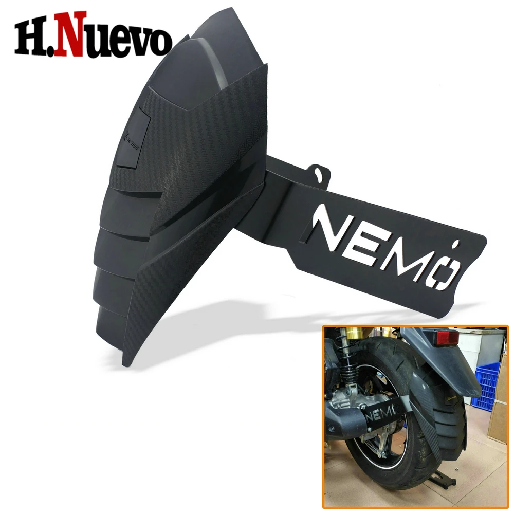 For YAMAHA AEROX 155 NVX155 2017 2018 NVX AEROX Motorcycle Rear Wheel Tire Mudguard Fender Cover For YAMAHA AEROX Accessories (2)