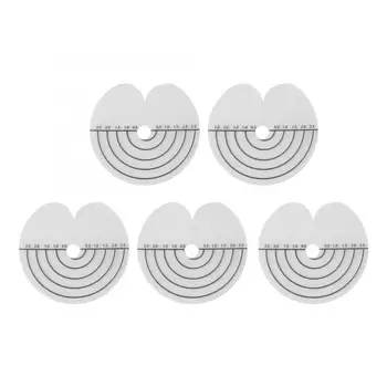 

50pcs Hair Extension Heat Protector Heat Insulation Sheet with Scale Marks Hair Extensions Styling Tool