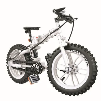 

New 1:6 Folding Bicycle Building Blocks Toys 242pcs Cheap Blocks Classic Model Kids Toys For Children Gift Bricks Toy Tor Kids