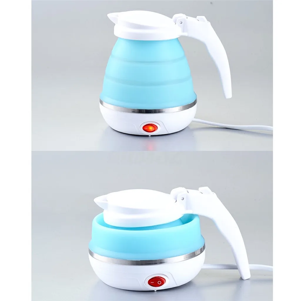

Portable Foldable Silicone Electric Kettle Boiled Water Teakettle Camping Water Kettle Foldable Electric Water Kettle