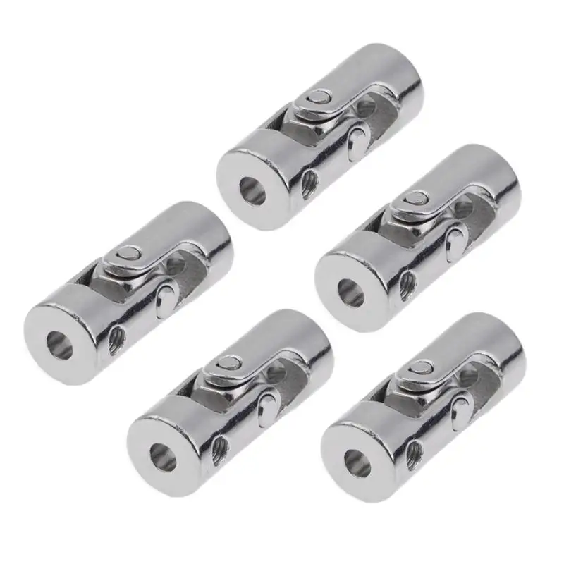 

5Pcs Multi Size Metal Universal Joint RC Cars Boats Remote Vehicle Model Repair Gimbal Couplings Joints Set 3-3mm/4-2.3mm/4-3mm