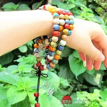 Ceramic jewelry bracelet / necklace jewelry wholesale retro 108 rosary chain long sweater large