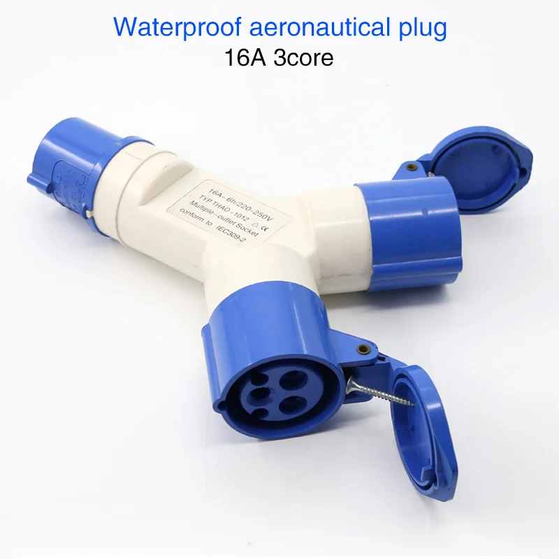 

Industrial aviation plug connector 3-core 16A waterproof and explosion-proof multifunctional split aviation plug