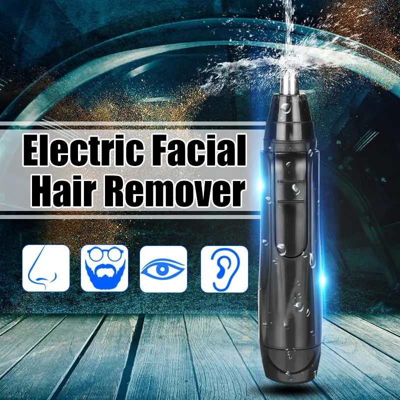 Электробритва для удаления волос в носу бритва с насадками машинка для стрижки на батарейках портативное удаление волос для ухода за лицом для бритья для бритвы для мужчин и женщин