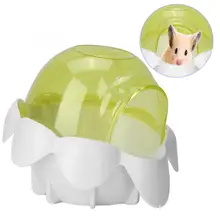 Милая Песочница-контейнер для хомяка, пластиковая песочница, песочница для комнаты, маленькие принадлежности для животных(желтый