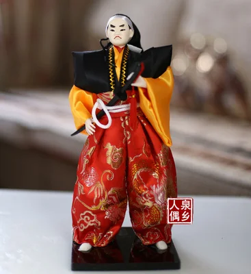 MagiDeal Japanese Samurai Doll Warrior Figurine Miniature Home Decor 30CM #6 