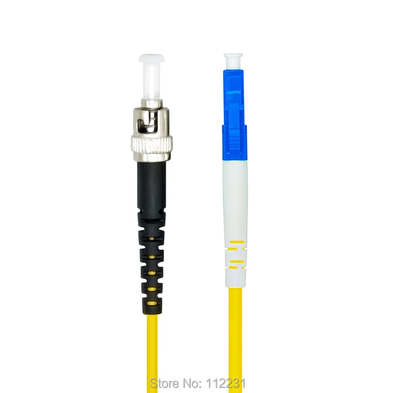 

Optical Fiber Patch Cord Cable,LC/PC-ST/PC,3.0mm,Singlemode 9/125,Simplex,LC to ST 1Meters