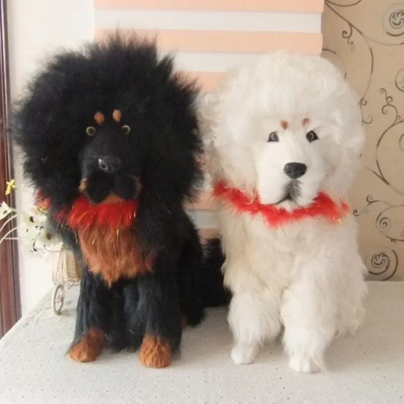 Simulasi Model Polyethylene Bulu Anjing Mastiff Tibet Anjing