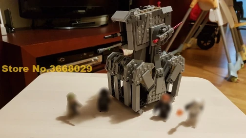 

Star Series Wars Building Blocks FIRST ORDER HEAVY SCOUT WALKER Model Brick Educational Diy Toy Compatible Legoing 75177 05126