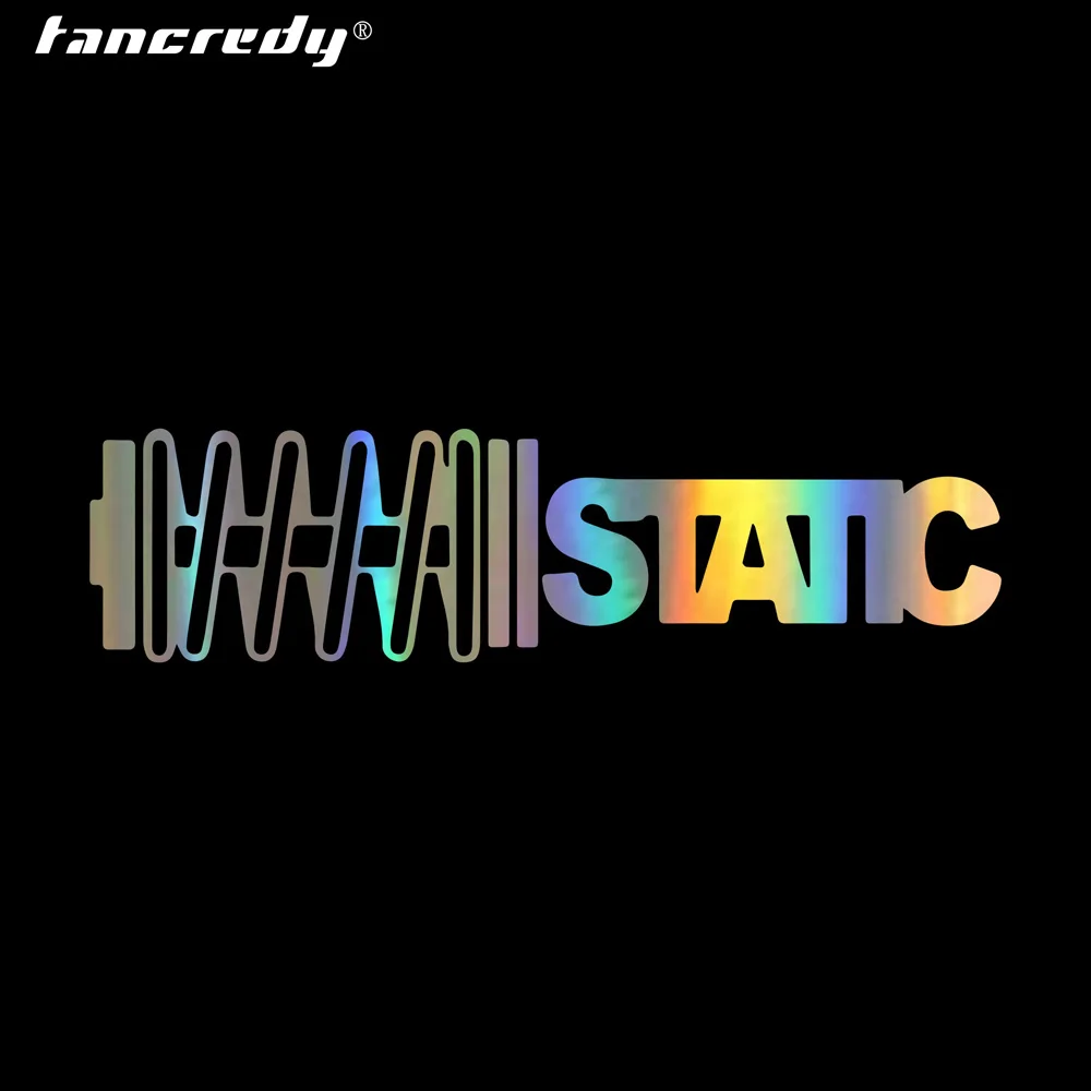 

Car Sticker STATIC Coilovers Slammed Decals Car Bumper Stickers and Decals Car Styling Decoration Door Body Window Vinyl Sticker