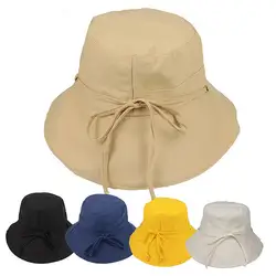 2019 летняя Панама Для мужчин Для женщин k поп Боб шляпа большая широкая с полями, солнце шляпа Панама Бич шляпа Рыбалка, рыбак шляпа, мужские и