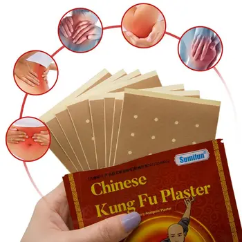 

8Pcs Chinese Kung Fu Pain Relief Patches Medicated Plaster Knee Shoulder Joint Adhesive Medicine Herbal Stickers Massager
