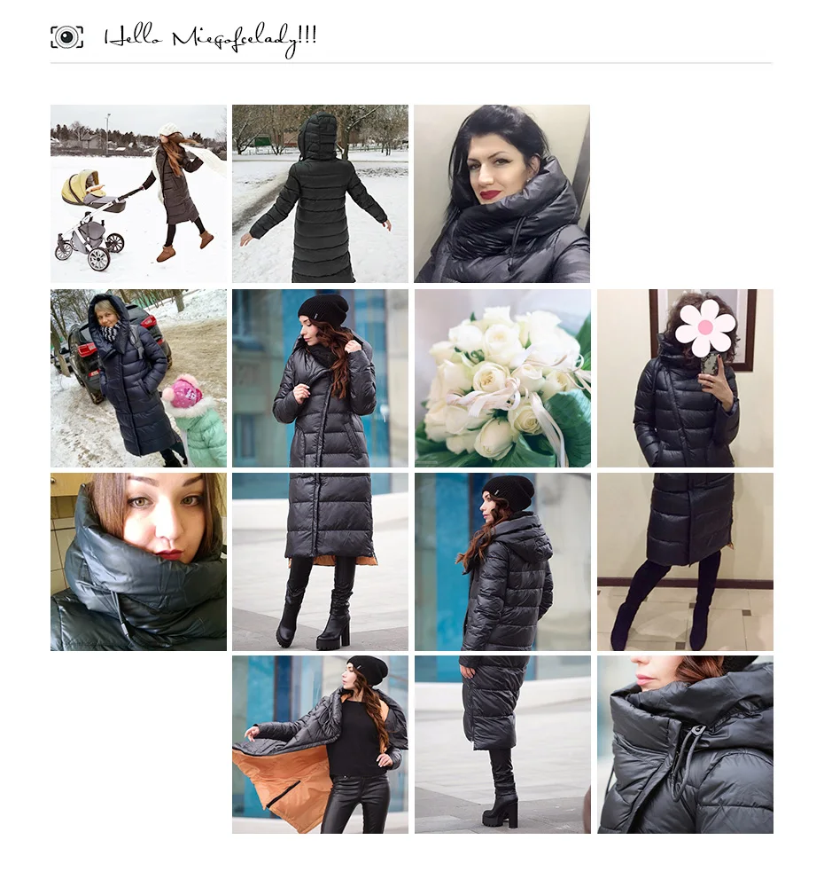 MIEGOFCE 2020 Fashionable Coat Jacket Womens Hooded Warm Parkas Bio Fluff Parka Coat Hight Quality Female New Winter Collection