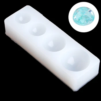 

Hemisphere Half Round Silicone Mold Mould For Resin Pendant Jewelry Making Craft