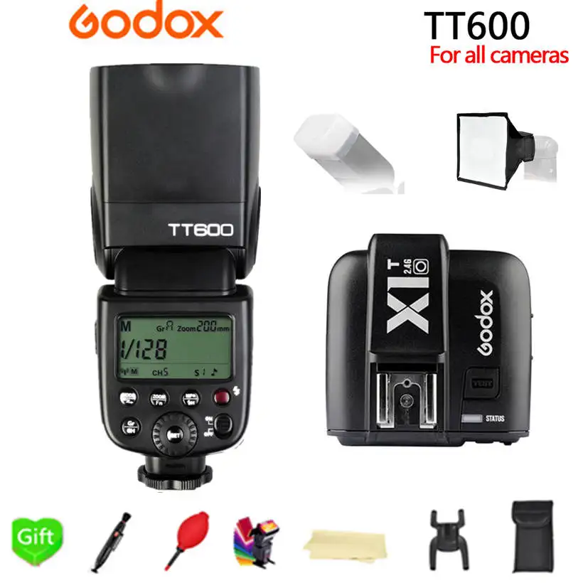 Godox TT600 TT600S вспышка 2,4G Беспроводная вспышка+ X1T-C/N/S/F/O беспроводной триггер вспышки для Canon Nikon sony Fujifilm Olympus - Цвет: For Olympus