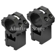 Высокопрофильные 25,4 мм прицелы кольца " дюймовый прицел Крепление Подходит Пикатинни 11 мм ласточкин хвост рельсы для охоты
