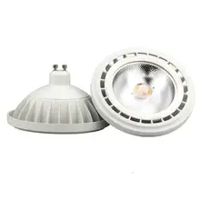 12W COB Dimmable AR111 LED Spotlight Commercial LED Retrofit Light for Grille Lamp Aluminum alloy Body Pure Reflector